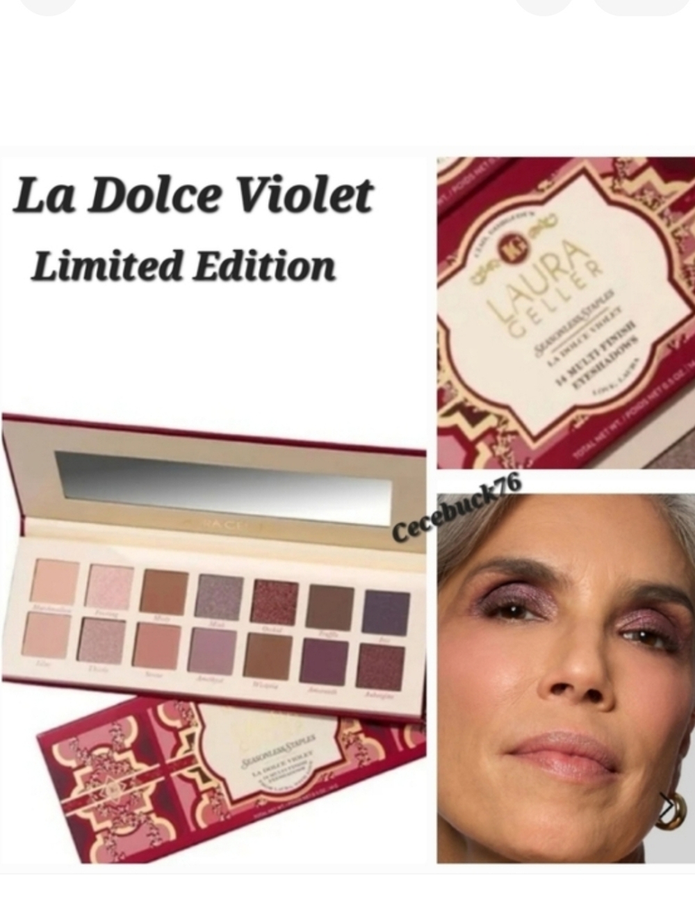 🌺Laura Geller La Dolce Violet Seasonless Staples Eyeshadow Palette